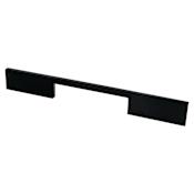 Berenson I-Spazio 7-9/16" (192mm) Center to Center Luxury Euro Modern Cabinet Handle / Drawer Pull by R. Christensen Black