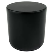 Berenson Mini Large 1" Modern Round Cone Button Cabinet Knob / Drawer Knob by R. Christensen Black
