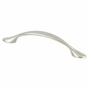 Berenson Advantage 3-13/16 Inch Center to Center Arch Cabinet Pull Brushed Nickel