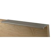 Berenson Bravo Pack of (10) - 9-1/16 Inch Long Finger Cabinet Pulls / Lip Drawer Pulls Brushed Nickel
