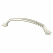Berenson Epoch Edge 5-1/16 Inch Center to Center Arched Cabinet Handle / Drawer Pull Brushed Nickel
