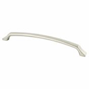 Berenson Epoch Edge 8-13/16 Inch Center to Center Arched Cabinet Handle / Drawer Pull Brushed Nickel