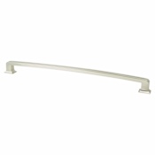 Berenson Hearthstone 18 Inch Center to Center Appliance Pull from the Timeless Charm Series Brushed Nickel