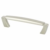 Berenson Vested Interest 3-3/4 Inch Center to Center Handle Cabinet Pull Brushed Nickel