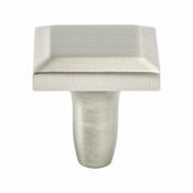 Berenson Metro 1-3/16 Inch Modern Square Cabinet Knob / Drawer Knob from the Uptown Appeal Series Brushed Nickel