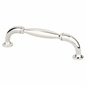 Berenson Designers Group 10 3-3/4 Inch Center to Center Handle Cabinet Pull Polished Nickel