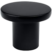 Berenson Art Tech - Disc 1-1/8 Inch Round Flat Cabinet Knob / Drawer Knob  by R. Christensen Black