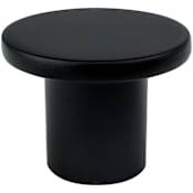 Berenson Art Tech - Disc 1-1/4 Inch Round Flat Modern Cabinet Knob / Drawer Knob by R. Christensen Black