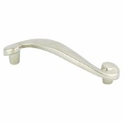 Berenson Sonata 3-3/4 Inch Center to Center Designer Cabinet Pull Brushed Nickel