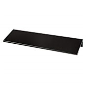 Berenson Contemporary Advantage Two 6 Inch Long Finger Cabinet Pull from the Value Collection Matte Black