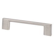 Berenson Transitional Advantage Four 3-3/4 Inch Center to Center Handle Cabinet Pull Brushed Nickel