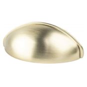Berenson Transitional Advantage Three 2-1/2 Inch Center to Center Cup Cabinet Pull from the Value Collection Champagne