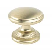 Berenson Traditional Advantage Two 1-3/16 Inch Mushroom Cabinet Knob from the Value Collection Champagne