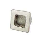 Berenson Stylus 1-1/8 Inch Flush Inset Cabinet Handle / Drawer Pull by R. Christensen Brushed Nickel