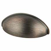 Berenson Advantage Plus 3 2-1/2 Inch Center to Center Cup Cabinet Pull Verona Bronze