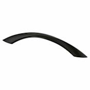 Berenson Contemporary Advantage Five 5-1/16" (128mm) Center to Center Arch Cabinet Handle / Drawer Pull Black