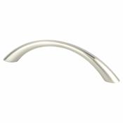 Berenson Advantage 3-13/16 Inch Center to Center Arch Cabinet Pull Brushed Nickel