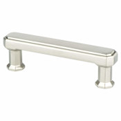 Berenson Harmony 3 Inch Center to Center Handle Cabinet Pull Brushed Nickel