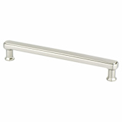 Berenson Harmony 6-5/16 Inch Center to Center Handle Cabinet Pull Brushed Nickel