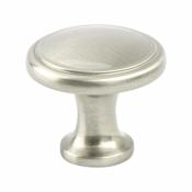 Berenson American Classics 1-1/8 Inch Round Mushroom Cabinet Knob / Drawer Knob Brushed Nickel