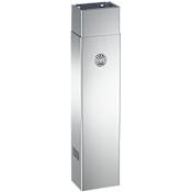 Bertazzoni 36 to 72 Inch High Adjustable Duct Cover for Bertazzoni KUPRO1 Range Hoods Stainless Steel