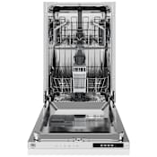 Bertazzoni 18 Inch Wide 8 Place Setting Built-In Fingerprint Resistant Panel Ready Top Control Dishwasher Panel Ready
