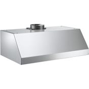 Bertazzoni 400 CFM 30 Inch Wide Under Cabinet Range Hood with Mesh Filters and Halogen Lighting from the Professional Collection Stainless Steel