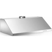 Bertazzoni 600 CFM 36 Inch Wide Under Cabinet Range Hood with Mesh Filters and Halogen Lighting from the Professional Collection Stainless Steel