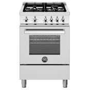 Bertazzoni Professional 24 Inch Wide 2.5 Cu. Ft. Free Standing Gas Range Stainless Steel