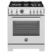 Bertazzoni Professional 30 Inch Wide 4.7 Cu. Ft. Free Standing Gas Range Stainless Steel