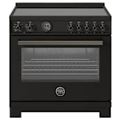 Bertazzoni Professional 36 Inch Wide 5.7 Cu. Ft. Free Standing Induction Range Carbonio