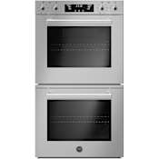Bertazzoni Professional 30 Inch Wide 8.2 Cu. Ft. Double Electric Oven with Assistant Stainless Steel