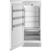 Bertazzoni 36 Inch Wide 21.54 Cu. Ft. Left Swing Column Refrigerator with Panel-Ready Door and Vacation Mode Panel Ready