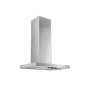 Best WCT1 110 - 600 CFM 36 Inch Wide Wall Mounted Range Hood with 4 Speeds and EZ1 Installation System Stainless Steel