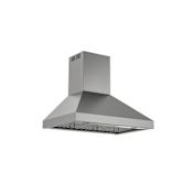 Best 330 - 1500 CFM 36 Inch Wide Wall Mounted Range Hood with IQ12 Blower System Stainless Steel
