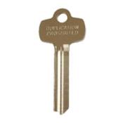 Best Access 1A Series Standard Keyway with M Keyway and KS473 Key Stamp - Uncut Brass