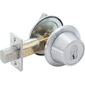 Best Access 8T Series Classroom Keyed Entry One Sided Deadbolt with 2-3/4" Backset - Less SFIC Satin Chrome