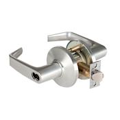 Best Access 9K Series Intruder Keyed Entry Door Lever Set with "15" Lever, "D" Trim, S3 Strike and 2-3/4" Backset - Less SFIC Satin Chrome