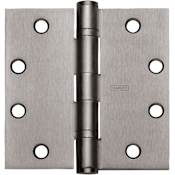 Best Access FBB179 Series 4-1/2" x 4" Ball Bearing Square Corner Mortise Door Hinge - Single Satin Chrome