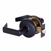 Best Access QCL 200 Series Passage Door Lever Set with "E" Lever, ANSI Strike and 2-3/4" Backset Oil Rubbed Bronze