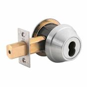 Best Access QDB 200 Series Single Cylinder Keyed Entry Deadbolt with 2-3/4" Backset - Less SFIC Satin Chrome