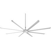 Big Ass Fans Essence 144" 8 Blade Indoor/Outdoor Ceiling Fan Silver / White