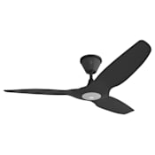 Big Ass Fans Haiku Coastal 52" Universal Mount 3 Blade Outdoor All Weather Fan with LED Light Kit Black