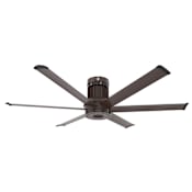 Big Ass Fans i6 60" 6 Blade Low Profile Indoor Smart Ceiling Fan with Remote Control and Oil Rubbed Bronze Motor / Body Oil Rubbed Bronze