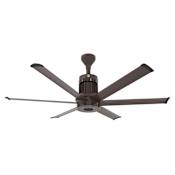 Big Ass Fans i6 60" 6 Blade Outdoor Smart Ceiling Fan with Remote Control and Oil Rubbed Bronze Motor / Body Oil Rubbed Bronze