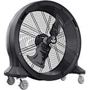 Big Ass Fans Bandit 42 Inch Wide 11044 CFM 100-Speed Drum Fan Black