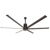 Big Ass Fans i6 96" 6 Blade Outdoor Smart Ceiling Fan with Remote Control and Oil Rubbed Bronze Motor / Body Oil Rubbed Bronze