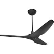 Big Ass Fans Haiku 60" Universal Mount 3 Blade Indoor Smart Ceiling Fan with Remote Control and Black Motor / Body Black
