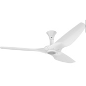 Big Ass Fans Haiku 60" Low Profile 3 Blade Indoor Smart Ceiling Fan with Remote Control and White Motor / Body White