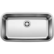 Blanco Stellar 28" Super Single Bowl Undermount Stainless Steel Kitchen Sink Refined Brushed